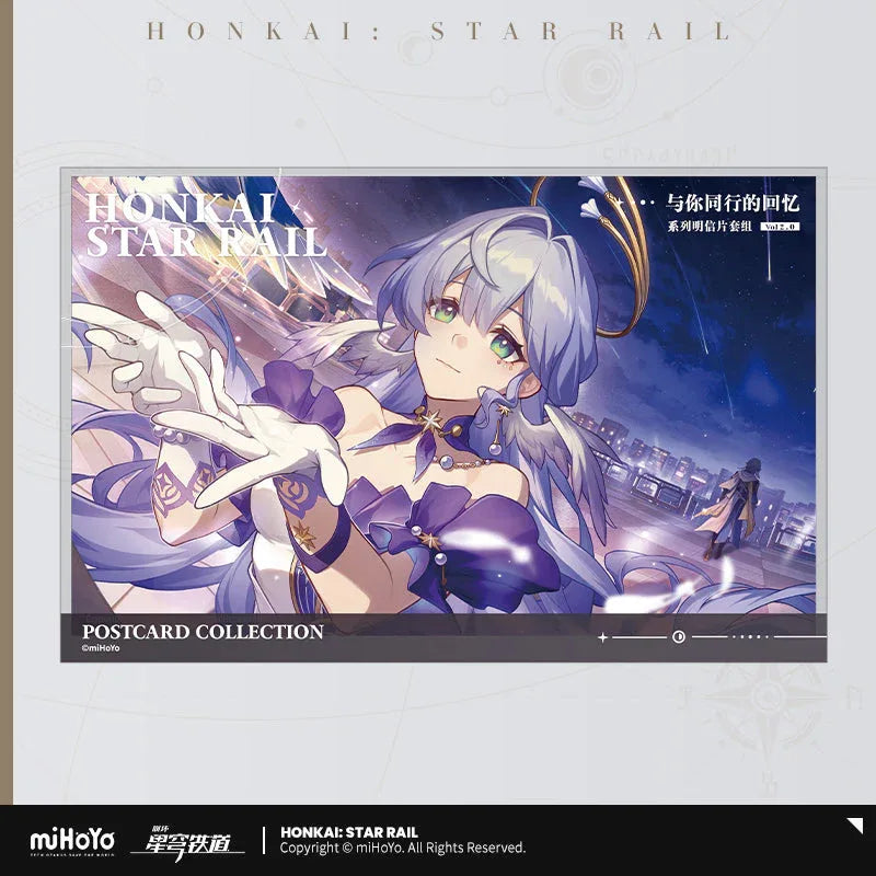 The Memories We Share Series Postcard Set Honkai: Star Rail Postcard Set Vol. 2 ACG Go Anime www.acg-go.com Acheron, Aventurine, Postcard