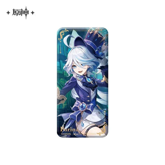 Genshin Impact Theme Series Character Square Badge A: Furina ACG Go Anime www.acg-go.com Alhaitham, Arlecchino, Badge, Clorinde, Cyno, Event Artwork, Furina, Kaveh, Kirara, Navia, Neuvillette, Nilou, Sigewinne, Tighnari, Wanderer, Wriothesley