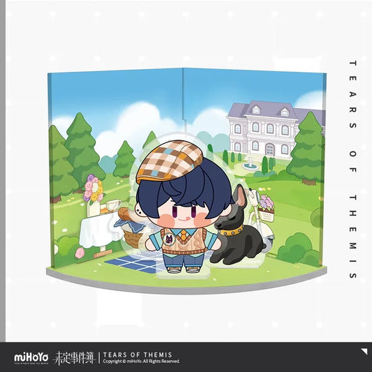 timelessly etched series chibi acrylic scene standee ACG GO