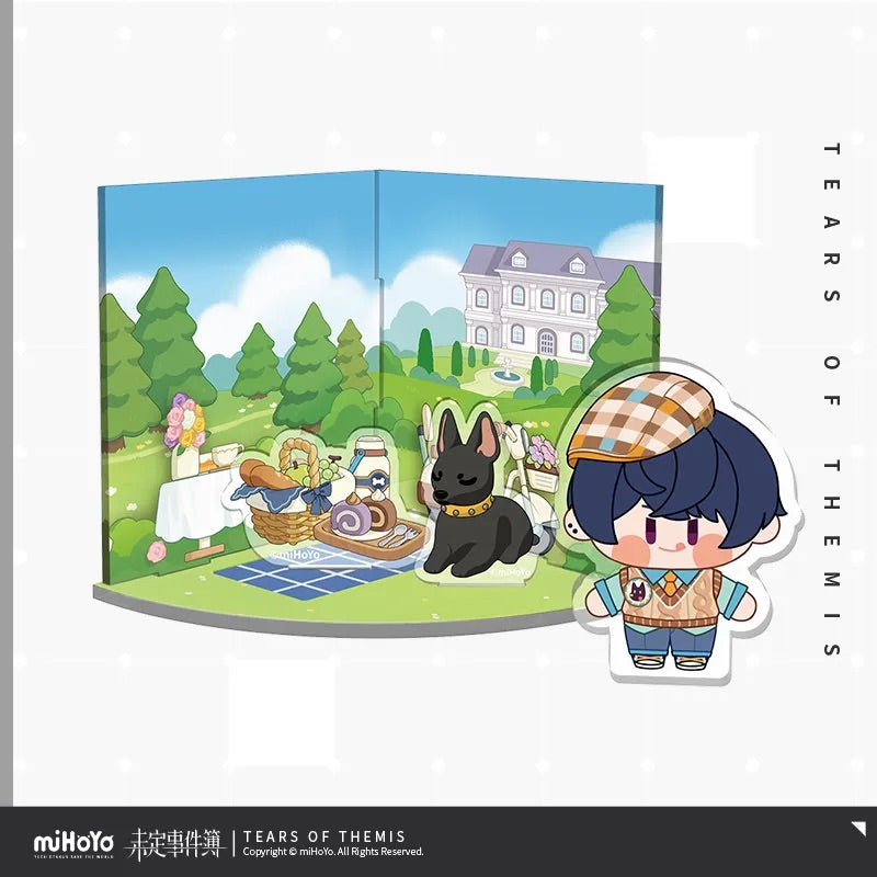 timelessly etched series chibi acrylic scene standee ACG GO