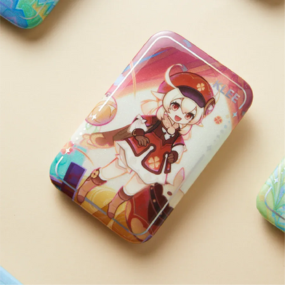 Genshin Impact x Wanda Film "Magic Screen Journey: A Date with Light and Shadow" Square Pin Badge Klee - B ACG Go Anime www.acg-go.com Badge, Genshin Impact, Klee