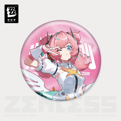 Zenless Zone Zero Artwork Series Angels of Delusion Tinplate Badge