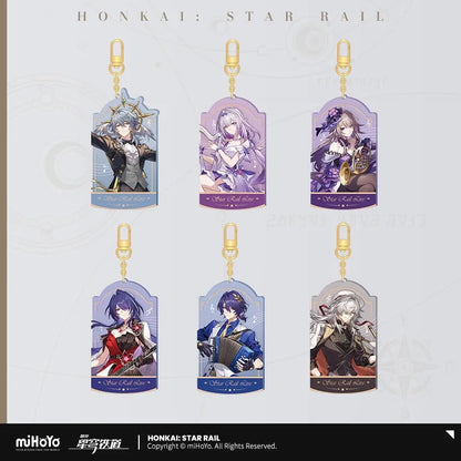 LIVE Series Quicksand Acrylic Keychain