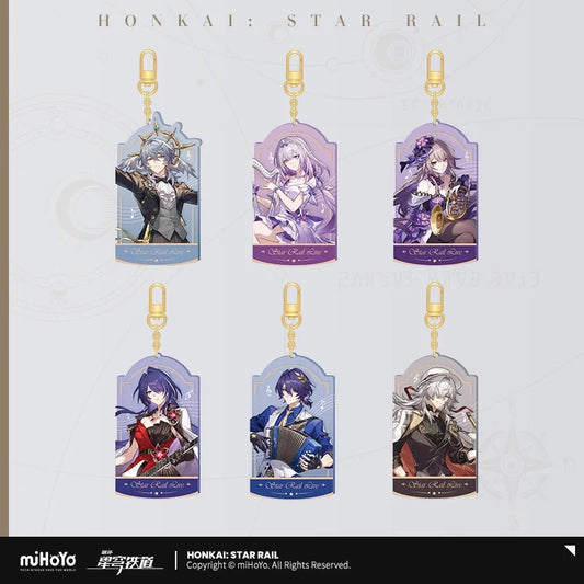LIVE Series Quicksand Acrylic Keychain
