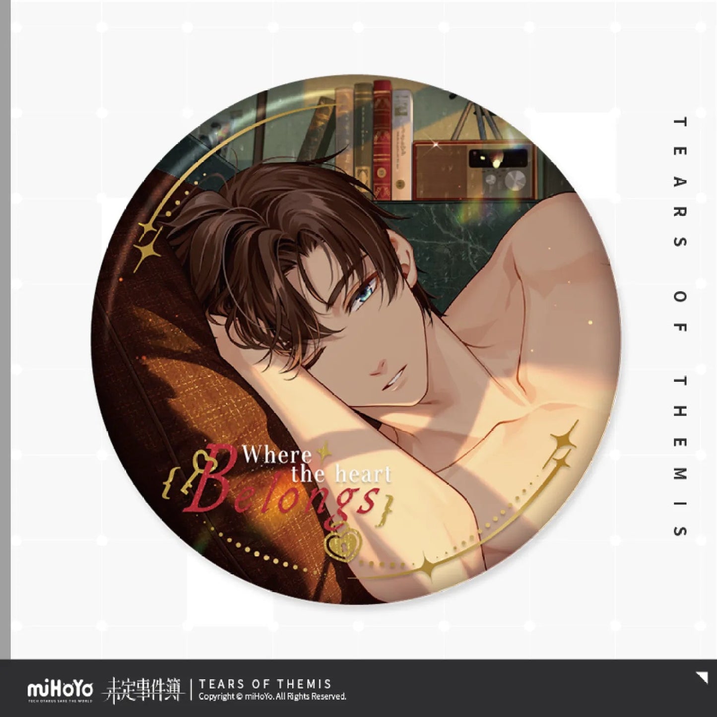 Where The Heart Series Tinplate Badge Tears of Themis