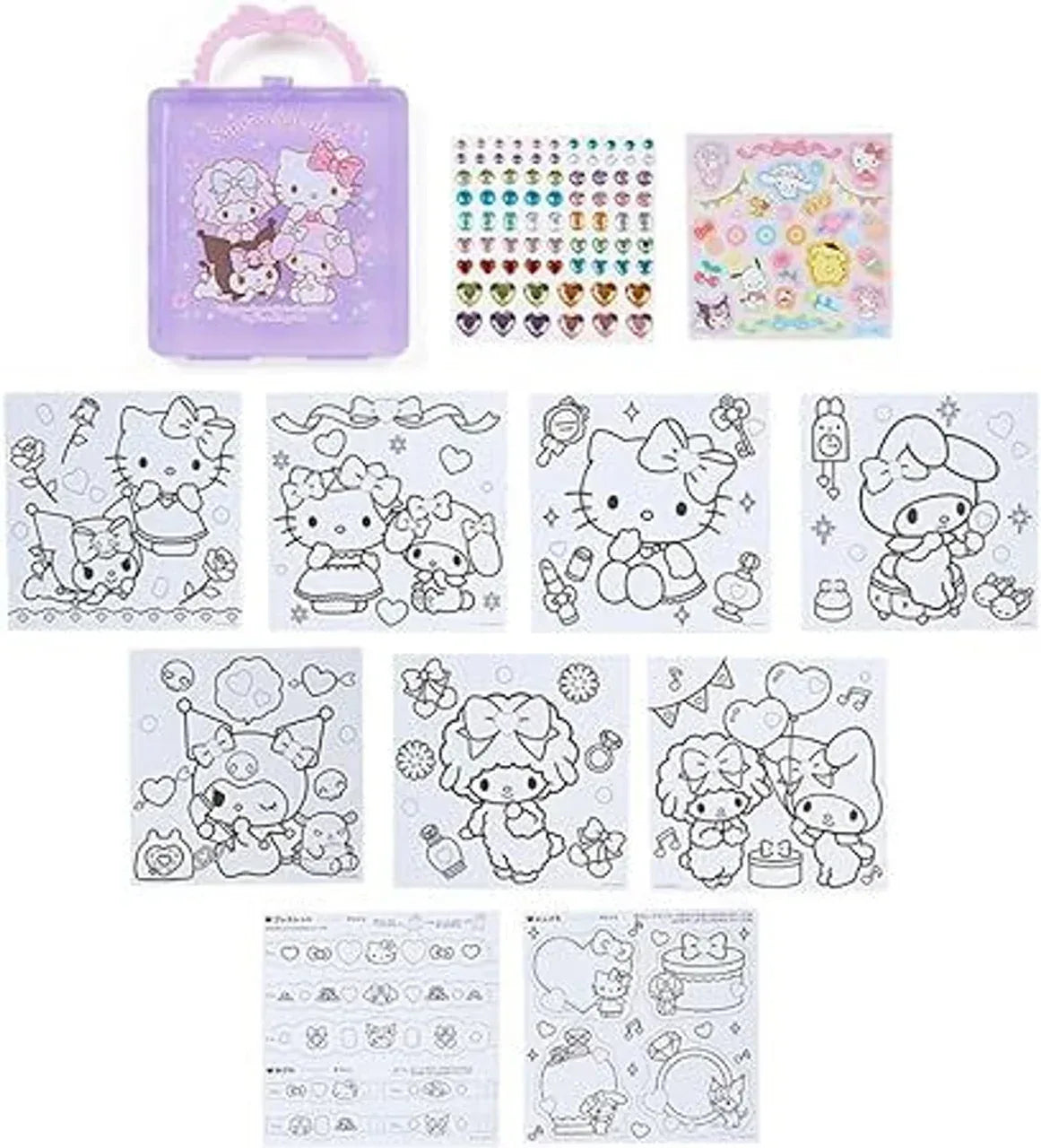 Sanrio Stamp Stickers A ACG Go Anime www.acg-go.com Sanrio, Sticker
