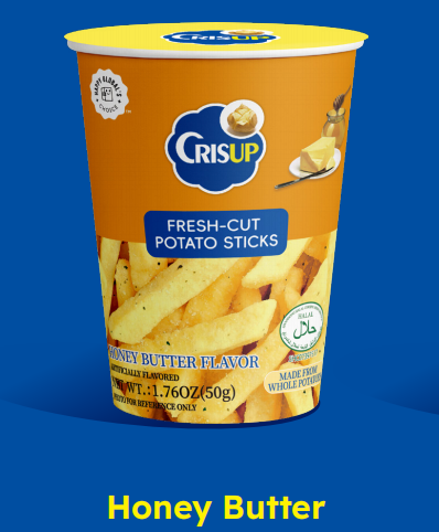 Crisup Fresh Cut Potato Sticks Cups (6 Flavors)