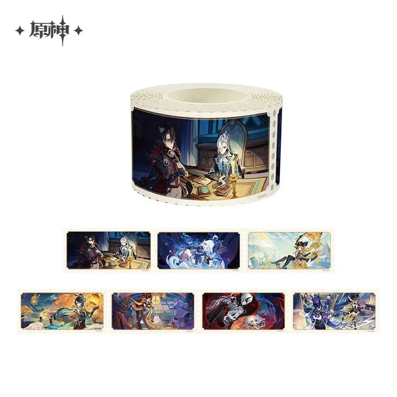 Floating World Under the Moonlight Series Washi Tape Genshin Impact C ACG Go Anime www.acg-go.com Art Decor, Washi Tape