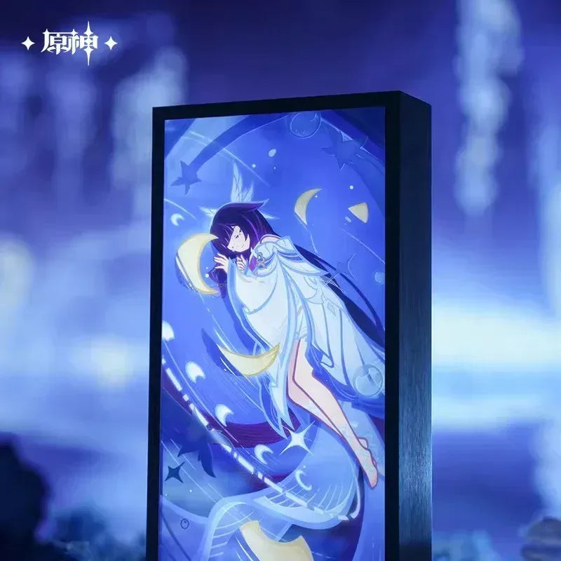 Genshin Impact Columbina Blessing of the Welkin Moon Series Acrylic Light Painting Blessing of the Welkin Moon ACG Go Anime www.acg-go.com Columbina, Electronics, Genshin Impact, Night Light, Painting