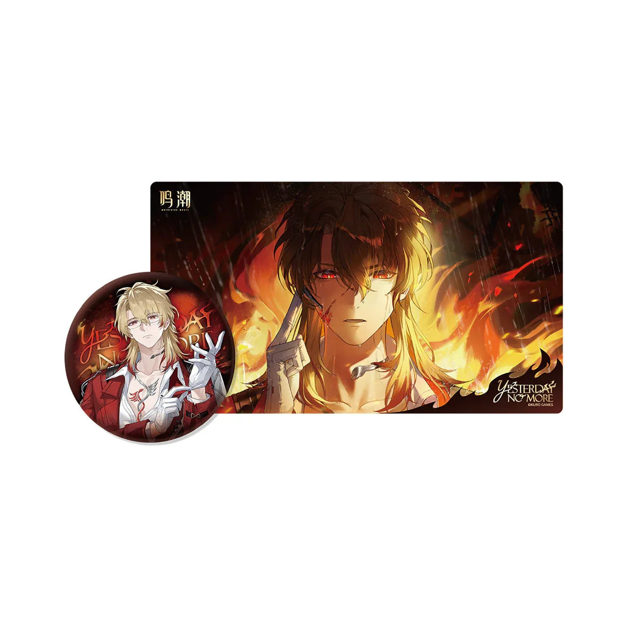 Wuthering Waves Yesterday No More Series Luuk Herssen Tinplate Badge & Shikishi Cardboard Set