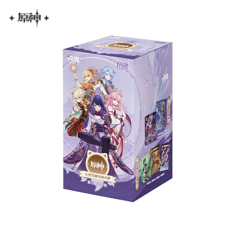 Genius Invokation TCG Series Booster Pack Vol. 3 Mystery Box Genshin Impact All Set (18 pcs) ACG Go Anime www.acg-go.com Card Package, Genshin Impact, Mystery Box