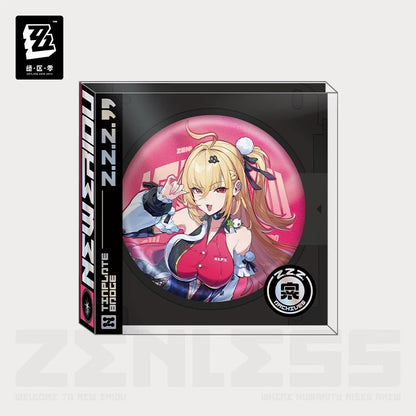 Zenless Zone Zero Artwork Series Metropolitan Order Division Tinplate Badge