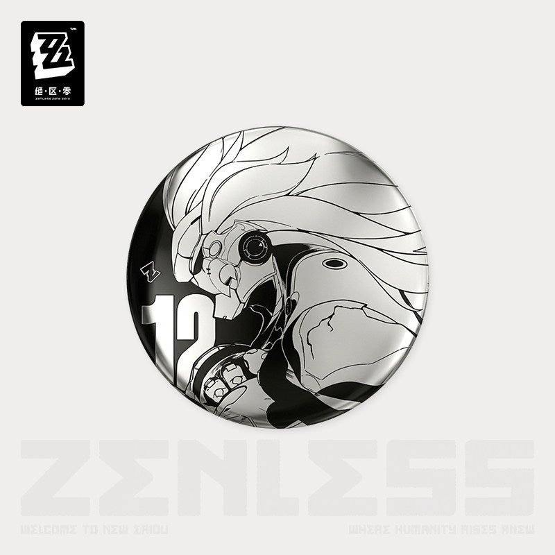 Zenless Zone Zero Time Signal Research Series Metallic Mirror Badge Vol.2