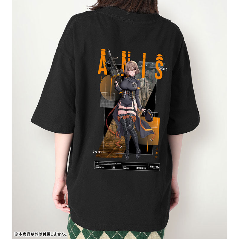 LOVECACAO Illustration Anis Tactical Fashion Ver. Unisex BIG Silhouette T-shirt