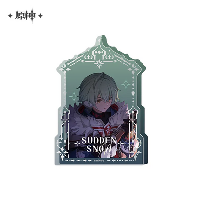 Genshin Impact Sudden Snow Series Merch Thick Acrylic Ornament