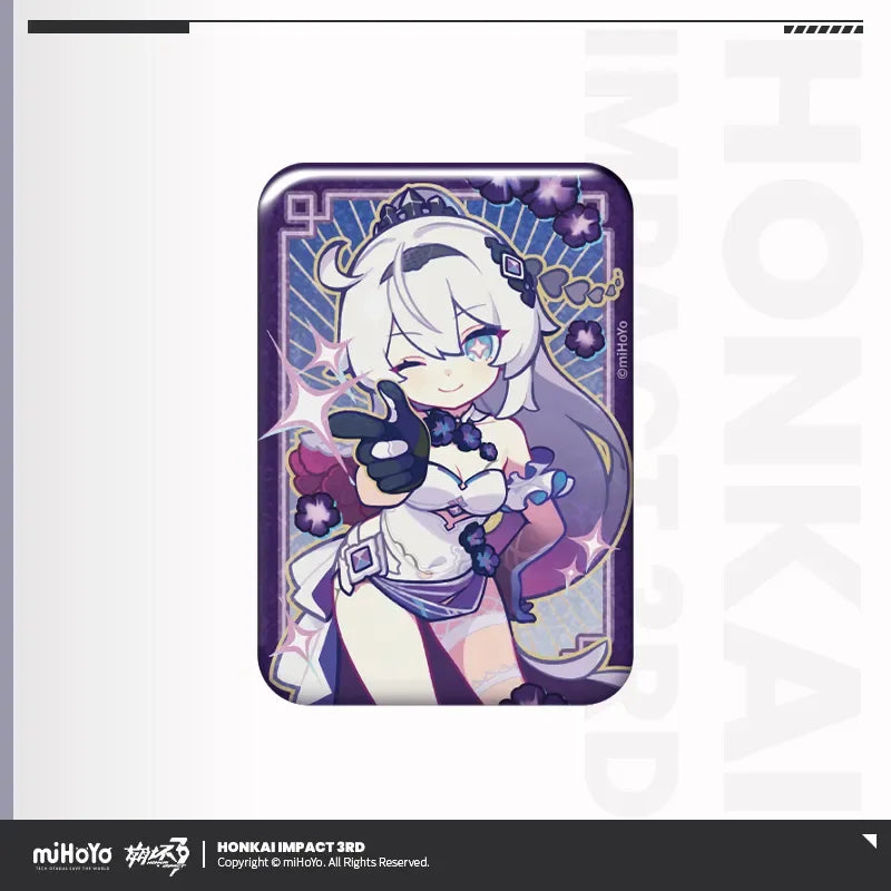 A Life of Luck Series Tinplate Badge Honkai Impact 3rd Kiana ACG Go Anime www.acg-go.com Ai-Chan, Badge, Bronya, Elysia, Fu Hua, Griseo, Herrscher of Sentience, Honkai Impact 3rd, Kiana, Raiden Mei, Seele