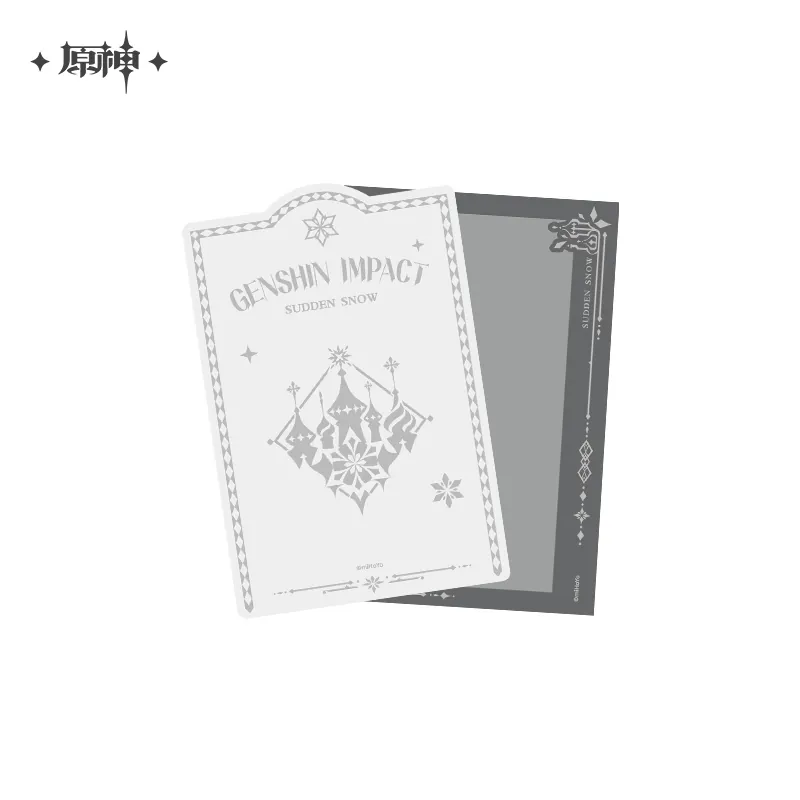 Genshin Impact Sudden Snow Series Merch Collectible Card Sleeve Set Mystery Box