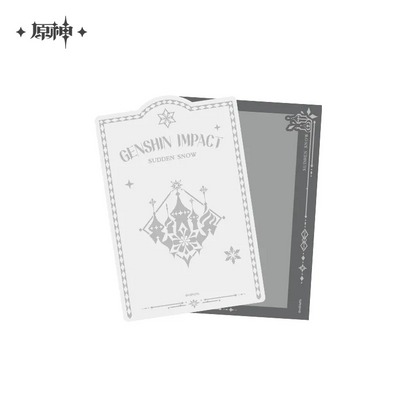 Genshin Impact Sudden Snow Series Merch Collectible Card Sleeve Set Mystery Box