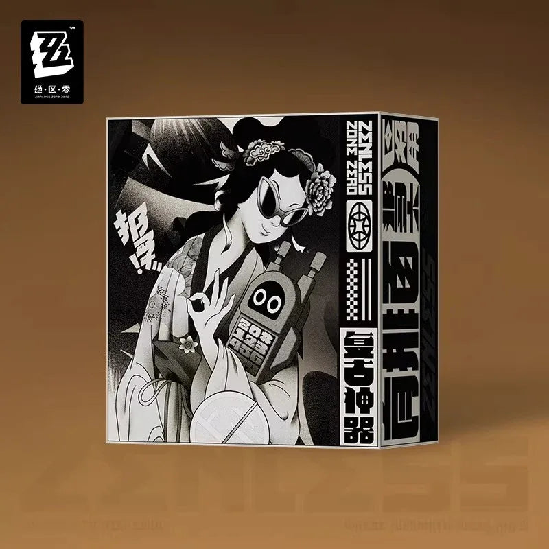 En-Nah On The Table Series Bangboo Walkie-Talkies Phone Holder Zenless Zone Zero Black & Gray (Set of 2) ACG Go Anime www.acg-go.com Electronics, Household, Phone Holder, Zenless Zone Zero