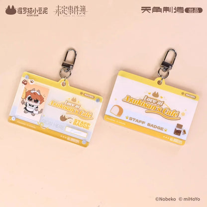 Tears of Themis Love at Azukisan's Café Series ID Photo Acrylic Keychain Set Luke Pearce ACG Go Anime www.acg-go.com Artem Wing, Luke Pearce, Marius von Hagen, Pendant & Keychain, Tears of Themis, Vyn Richter