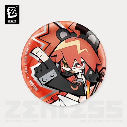 New Eridu Series Belobog Heavy Industries Chibi Tinplate Badge