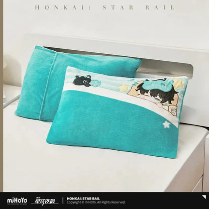 Honkai: Star Rail Boys Dormitory Chibi Household Series Pillowcase