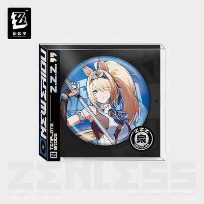 Zenless Zone Zero Artwork Series Airspace Patrol Department (A.P.D.) Tinplate Badge
