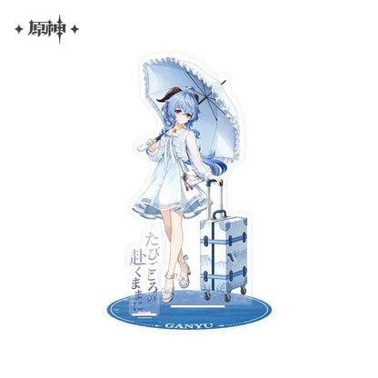 Genshin Impact Serene Sea Wanderings Series Merch Standee ACG Go Anime www.acg-go.com Art Decor, Badge, Electronics, Folder, Gaming Mouse Pad, Ganyu, Household, Pendant & Keychain, Pillow, Stand, Stationary