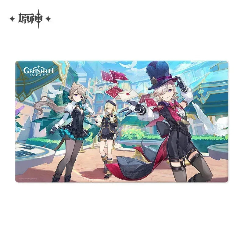 Genshin Impact 2023 Game Art Exhibition Series Shikishi Card Board & Mousepad Mousepad ACG Go Anime www.acg-go.com Art Decor, Cardboard, Electronics, Gaming Mouse Pad