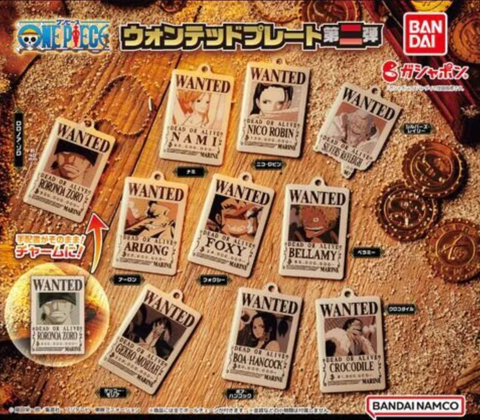 Wanted Order Pendant Vol.2 Gashapon One Piece Random one ACG Go Anime www.acg-go.com Gashapon