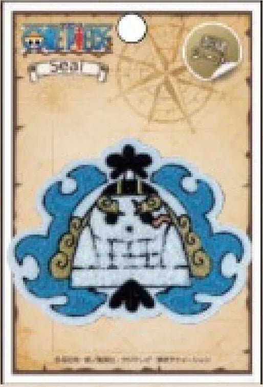 Embroidered Skull Badge One Piece Jinbei ACG Go Anime www.acg-go.com Badge, Monkey D. Luffy