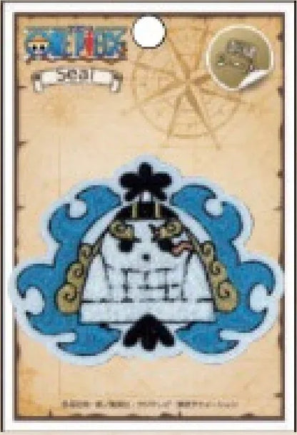 Embroidered Skull Badge One Piece Jinbei ACG Go Anime www.acg-go.com Badge, Monkey D. Luffy