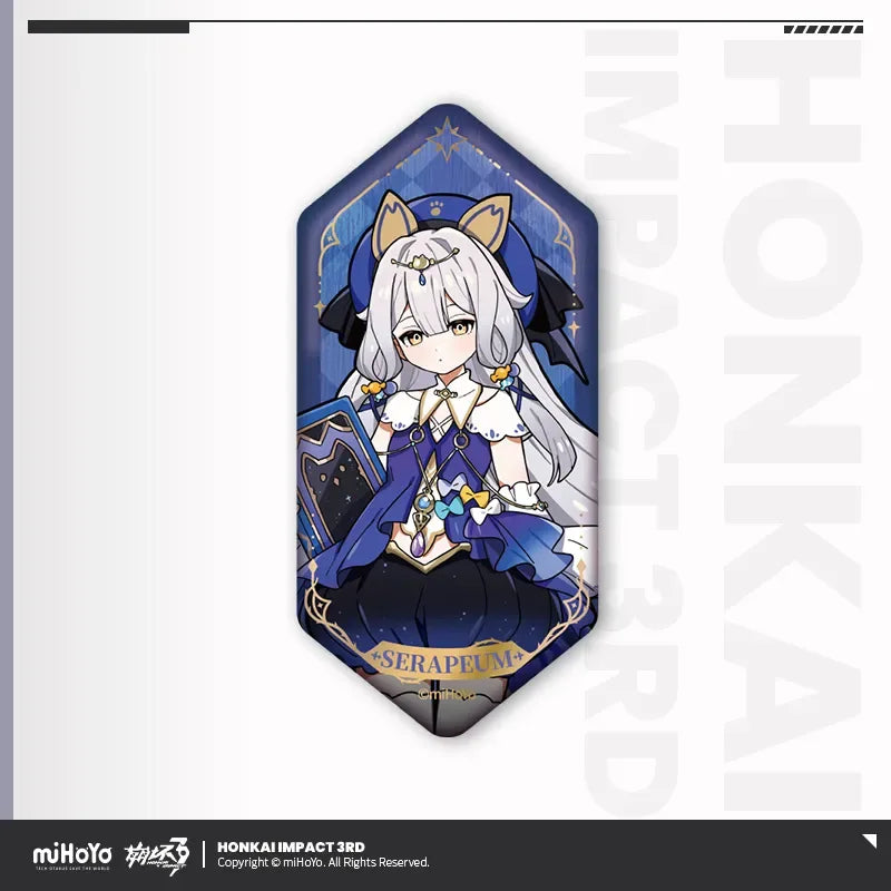The Seven Shus Night of Encounters Series Tinplate Badge Honkai Impact 3rd Serapeum ACG Go Anime www.acg-go.com Ajita, Badge, Baiji, Honkai Impact 3rd, Lantern, Litost, Serapeum, Songque, Thelema