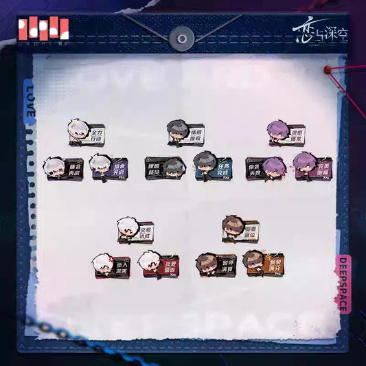 Love and Deepspace Forbidden Area Series Free-style Clip Set