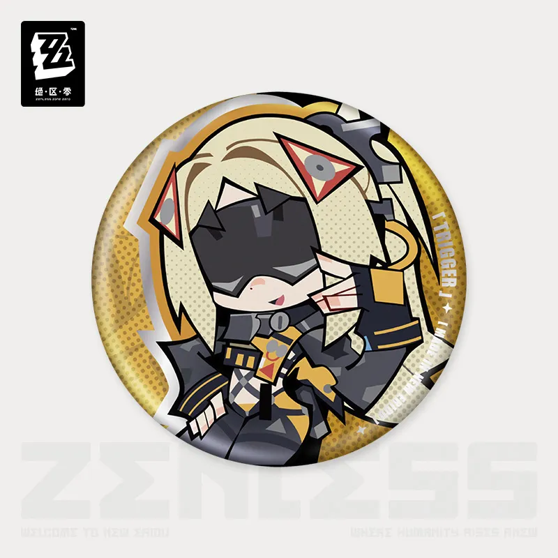 New Eridu Series Obol Squad Chibi Tinplate Badge