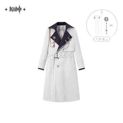 Frost and Flame Series Fatui Harbinger Impression Long Coat
