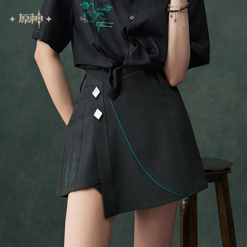 Genshin Impact Alhaitham Theme Impression Series Short Skort