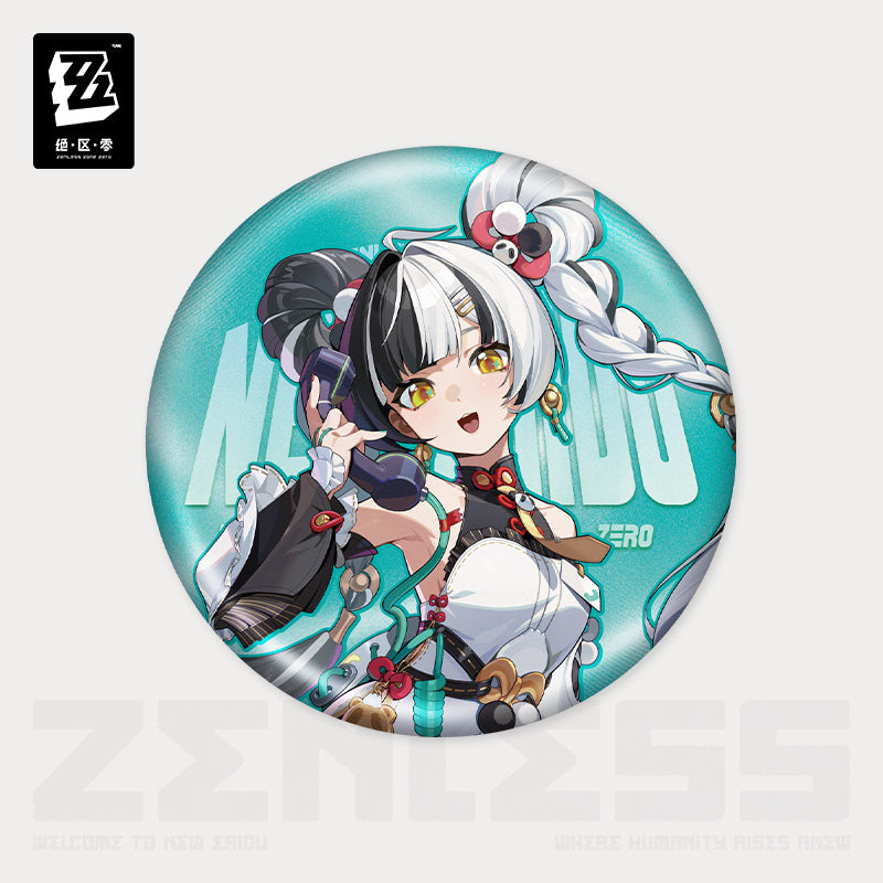 Zenless Zone Zero Artwork Series Krampus Tinplate Badge