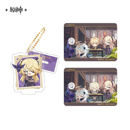 Genshin Impact Capturing the Good Times Stand Keychain& Collection Card Vol.2