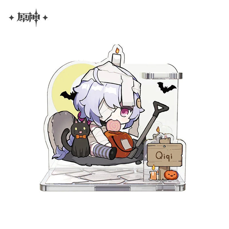 Wicked Halloween Costumes Series Merch Genshin Impact Pen Holder / Qiqi ACG Go Anime www.acg-go.com Badge, Diluc, Food & Drink, Hu Tao, Mona, Qiqi, Stand, Tartaglia, Theme Artwork, Xiao