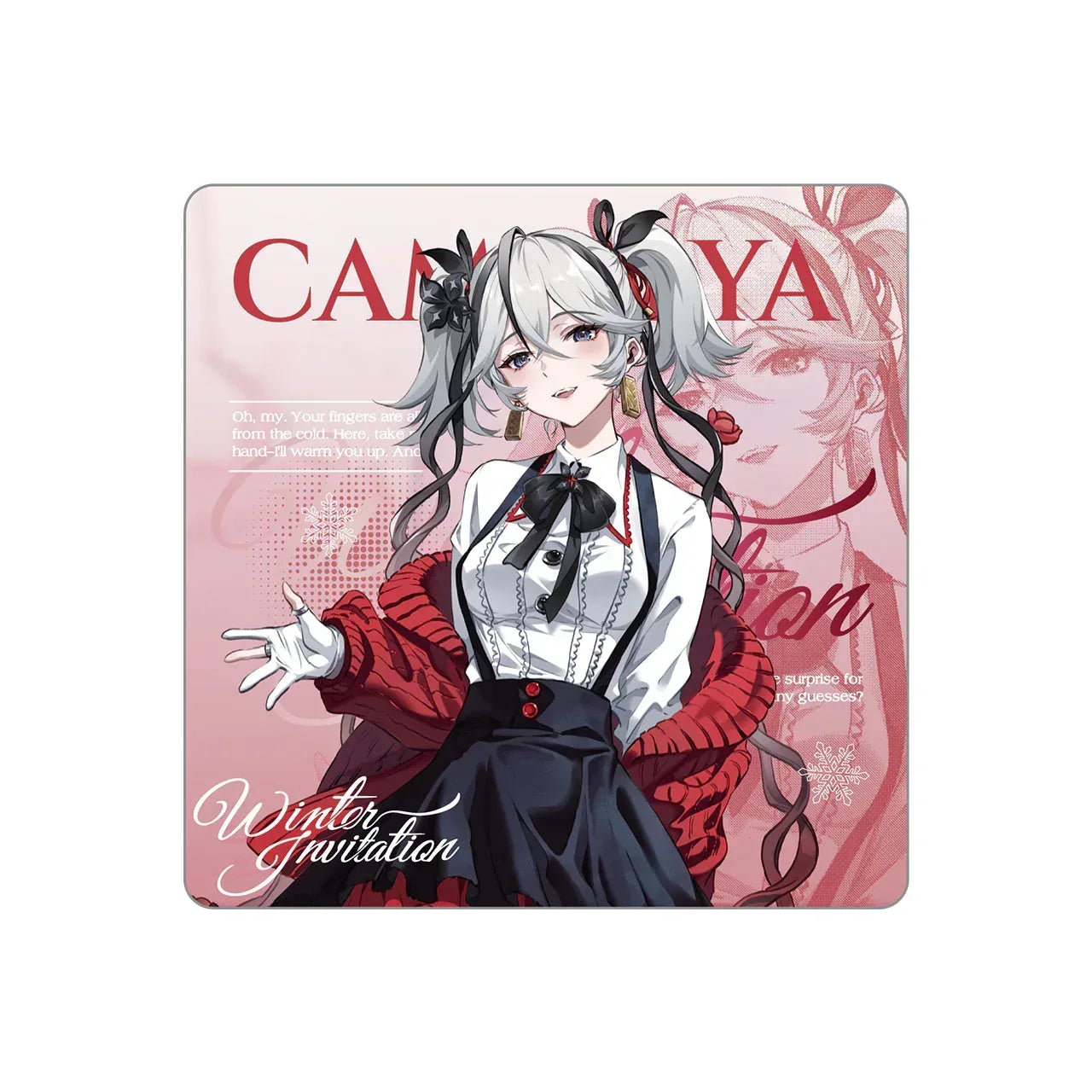Wuthering Waves Winter Invitation Series Acrylic Block Camellya ACG Go Anime www.acg-go.com Art Decor, Camellya, Male Rover, Shorekeeper, Xiangli Yao, Yinlin