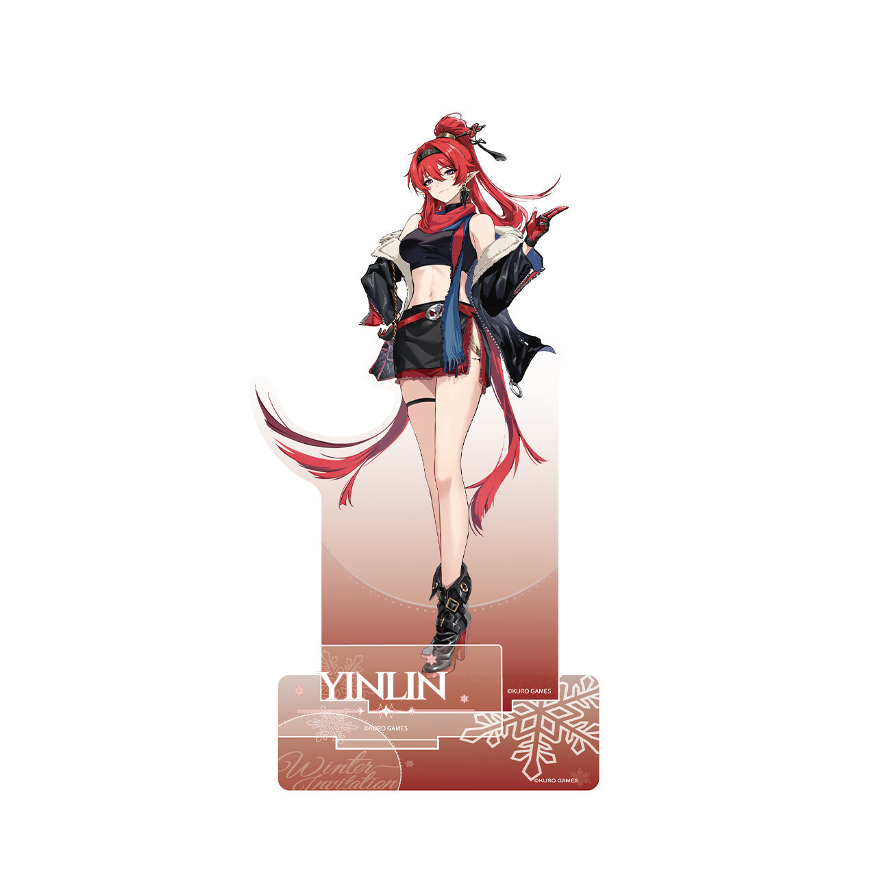 winter invitation series acrylic double insert standee ACG GO