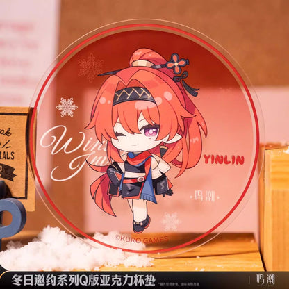 winter invitation series chibi acrylic coaster ACG GO