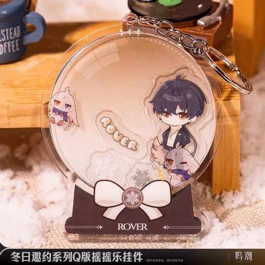 winter invitation series chibi happy shake keychain ACG GO