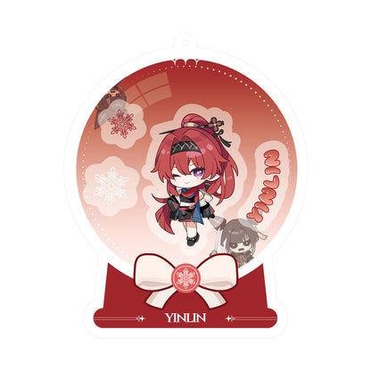winter invitation series chibi happy shake keychain ACG GO