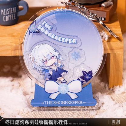 winter invitation series chibi happy shake keychain ACG GO