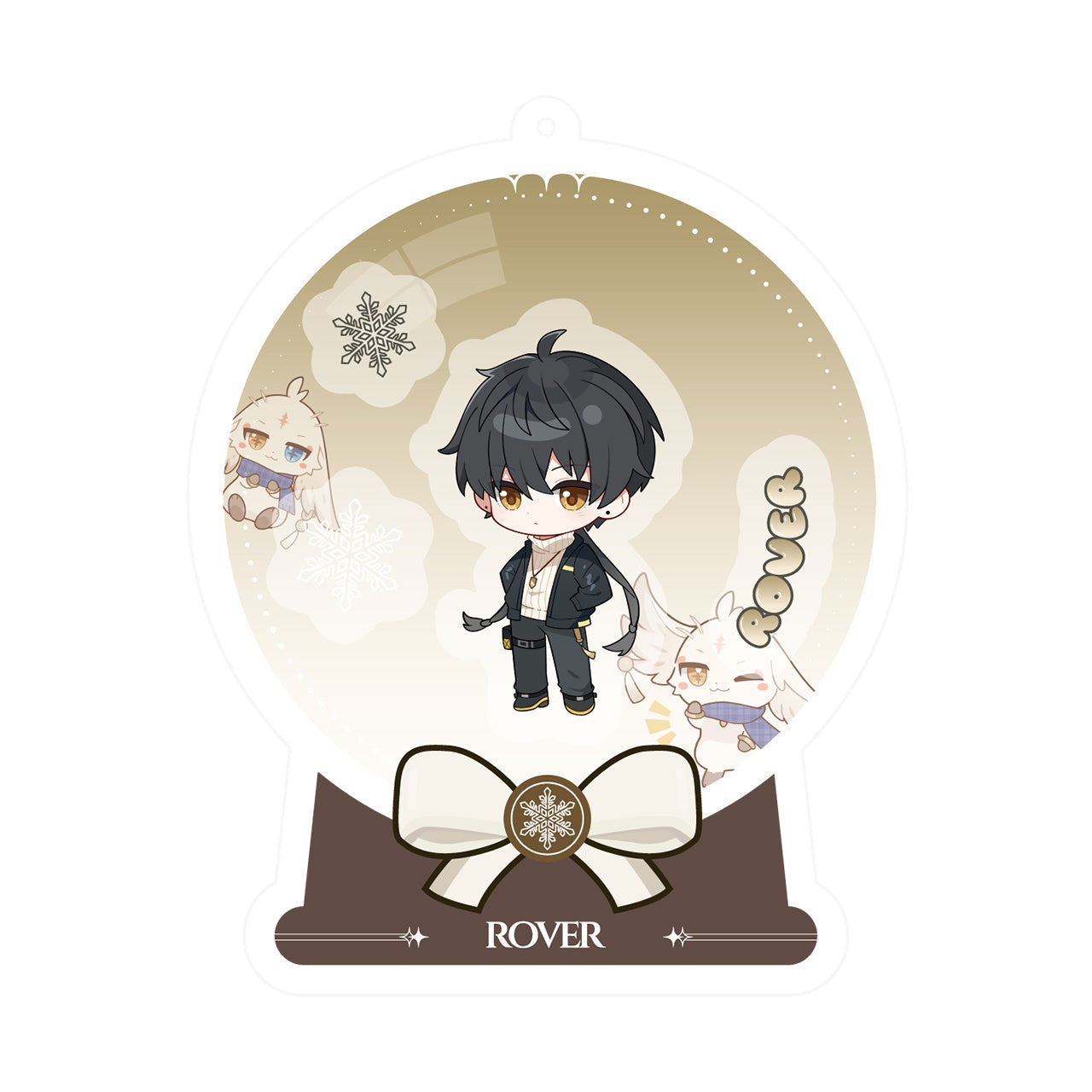 winter invitation series chibi happy shake keychain ACG GO