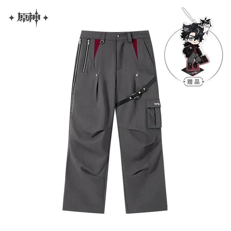 Wriothesley Theme Impression Series Casual Trousers Genshin Impact S ACG Go Anime www.acg-go.com Apparel, Trousers, Wriothesley
