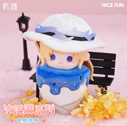 Ice Cream Series Plush Keychain Wuthering Waves Cantarella ACG Go Anime www.acg-go.com Brant, Cantarella, Carlotta, Pendant & Keychain, Phoebe, Roccia, Wuthering Waves, Zani