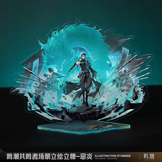 wuthering waves jiyan yinlin resonator scene illustration standee ACG GO